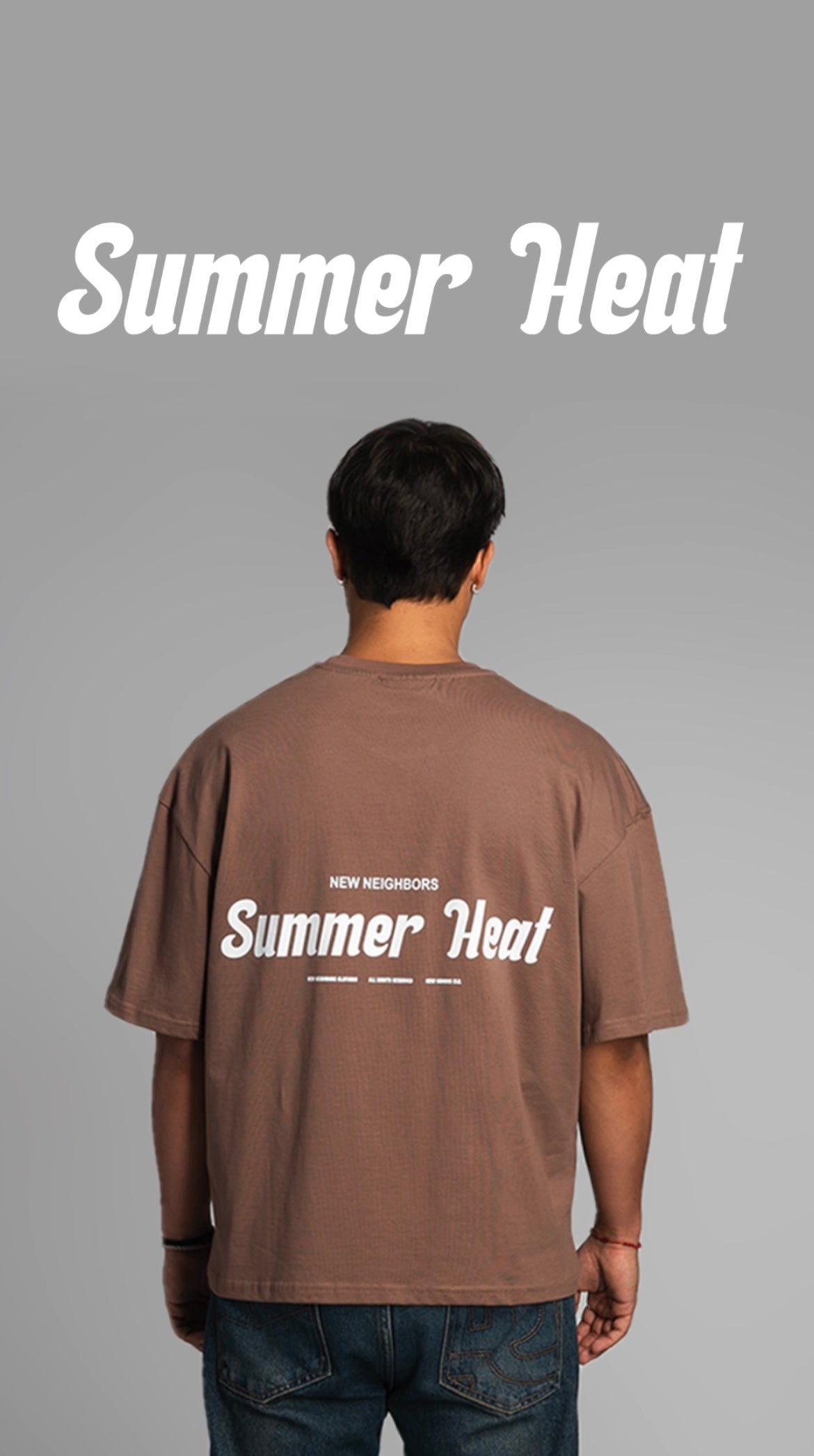 SUMMER HEAT T-SHIRT BROWN