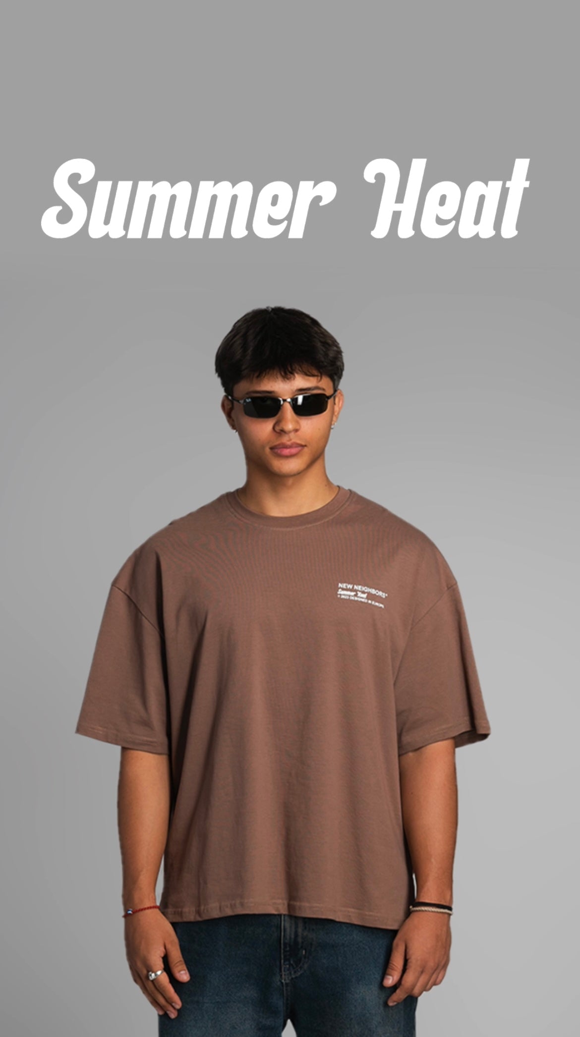 SUMMER HEAT T-SHIRT BROWN