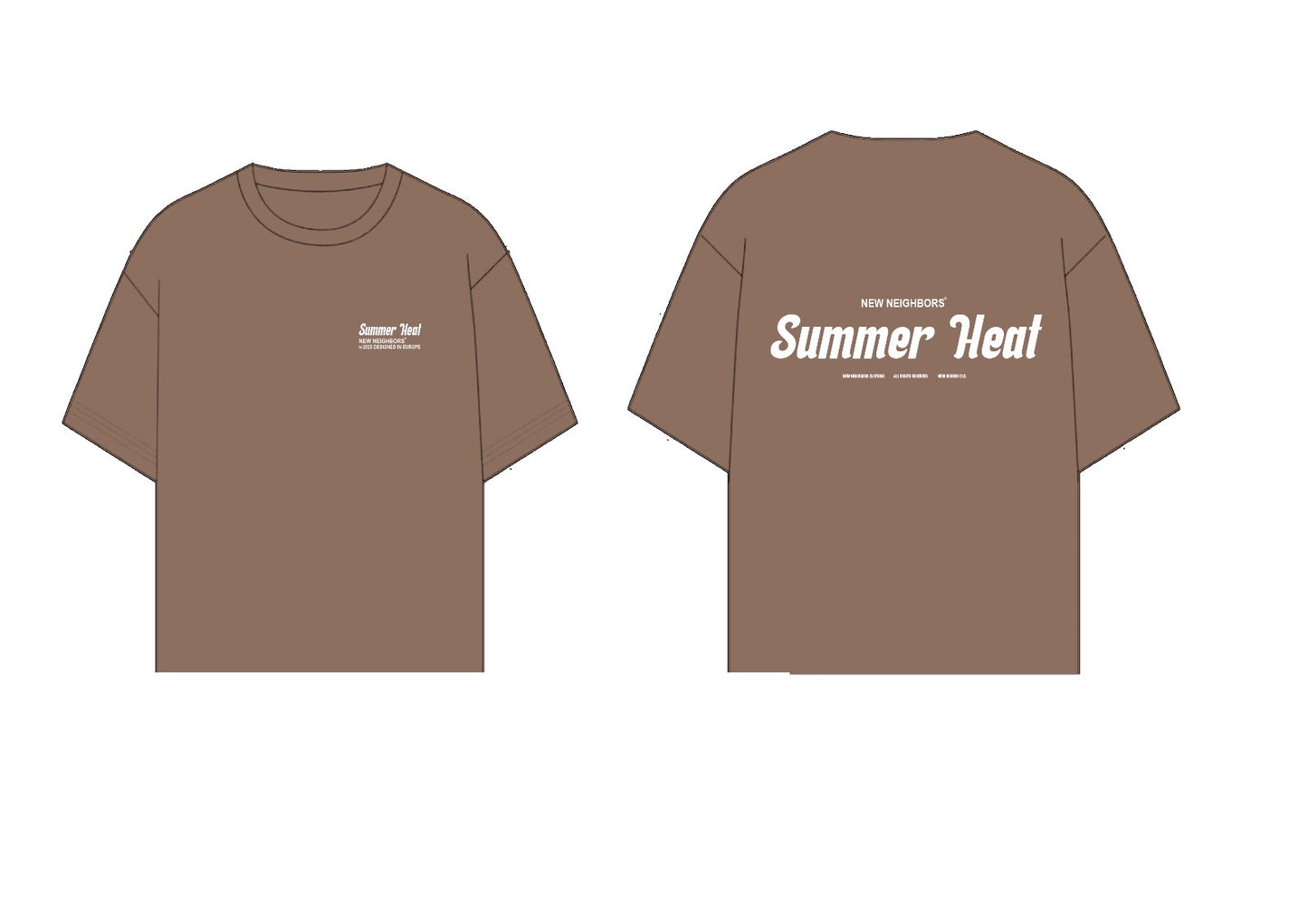 SUMMER HEAT T-SHIRT BROWN