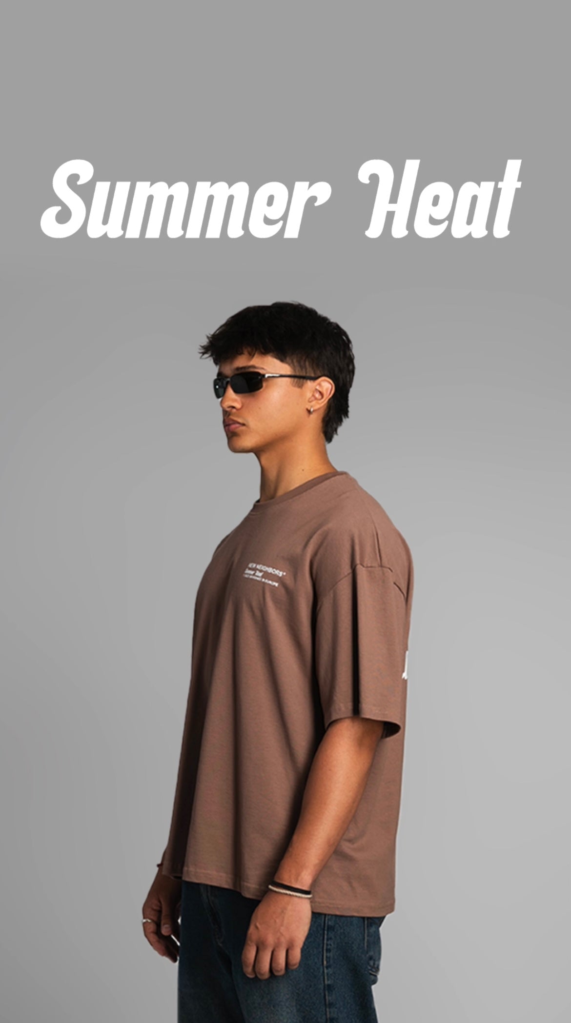 SUMMER HEAT T-SHIRT BROWN